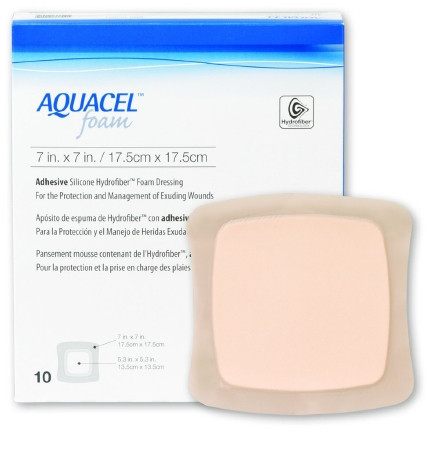 Dressing, Wnd Aquacel Adh Fm 7x7" (10/bx) Bx - 10