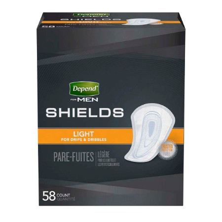 Pad, Depend Shields Men Reg (58/pk 3pk/cs) Pk - 58