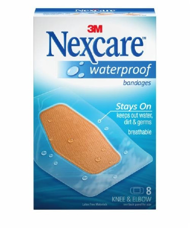 Bandage, Knee/ Elbow Adh Wtrprf 2"x3" (8/bx 24bx/cs) Bx - 8