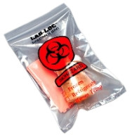 Bag, Spcmn Biohazard 12"x15" (100/bx 10bx/cs) Bx - 100