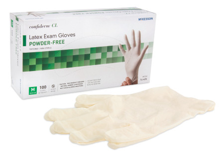 Glove, Exam Ltx Pf Text Med (100/bx 10bx/cs) Bx - 100
