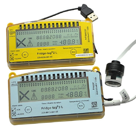 Logger, Data Vaccine W/vial & Probe Alarm 112day 2.0c-8.0c Ea - 1