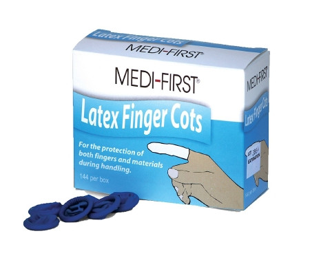 Finger Cot, Blu Lg (144/bx) Bx - 144