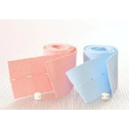 Belt, Fetal Monitor W/button Pnk/blu (2/pk 50pk/cs) Pk - 2