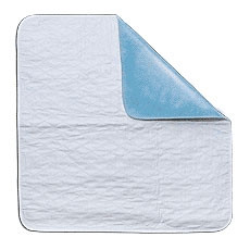 Underpad, Bed Waterprf Pvc Bckblu/wht 36"x54" (10/cs) Cs - 10