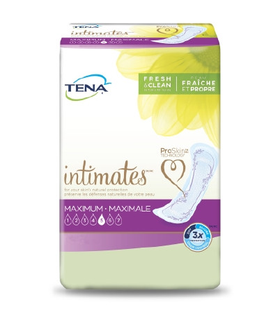 Pad, Incont Tena Intimates Maximum Reg (56/bg 3bg/cs) Bg - 56