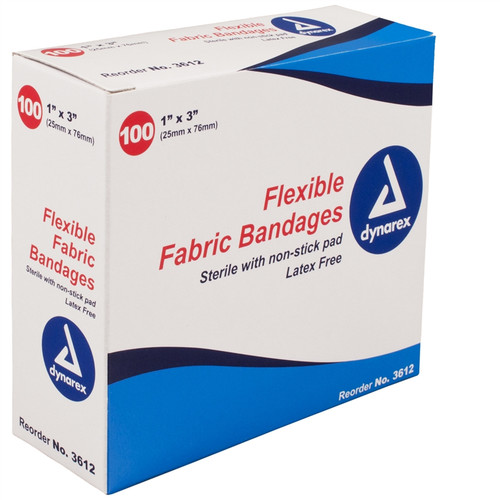 Adhesive Fabric Bandage 1" x 3" Sterile