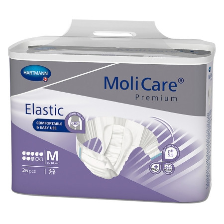 Brief, Molicare Premium Elas Disp 8d Med (26/bg 3bg/cs) Bg - 26