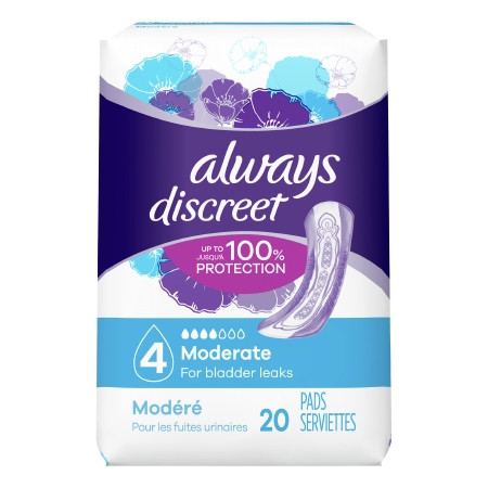 Pad, Maxi Always Discreet Reg (20/pk 3pk/cs) Pk - 20