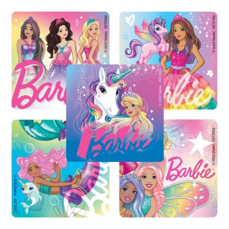 Sticker, Barbie Fantasy 2 1/2"(100/rl) Rl - 1