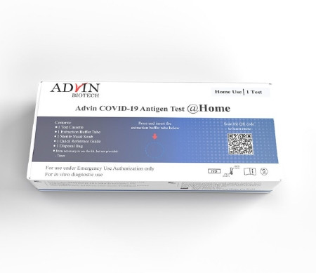Test Kit, Covid-19 Advin Antigen Rapid At Home (24/kt) Kt - 24