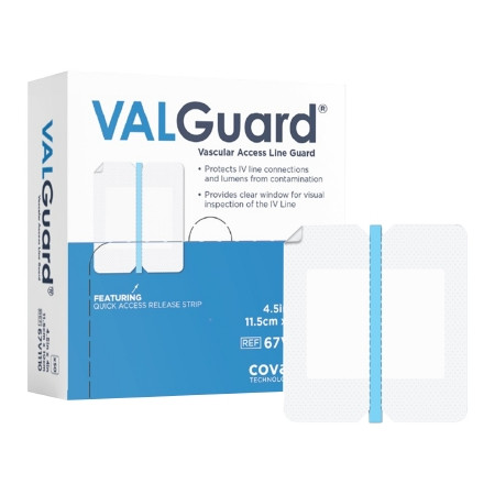 Dressing, Iv Conn/prot Valguard Clr 4x4.5" (50/bx) Bx - 50