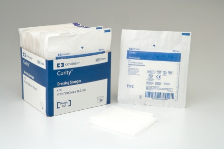 Gauze, Non Woven All Purpose Sponges 4x4" 6ply (2/pk 25pk/ct Pk - 1