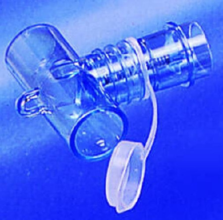 Adapter, Valved T (30/cs)     Carfus Cs - 30