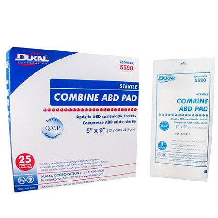 Pad, Abd Str 5x9 (25/bx) Bx - 25