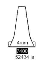 Speculum, Otoscope Disp 4mm (1000/pk) Pk - 1000