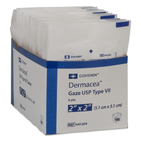 Sponge, Gze Derma 2x2 8ply Str(2/pk 50pk/bx 30bx/ Kendal Bx - 50