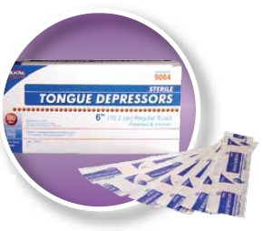 Depressor, Tongue Str 6" (1/pk100pk/bx 10bx/cs) Bx - 100