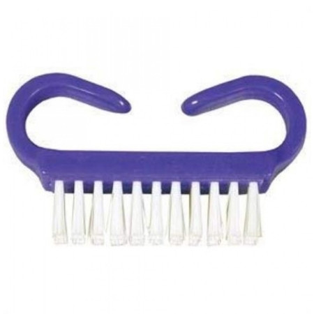 Brush, Nail Nylon Bristle Purp/wht (50/bx) Bx - 50