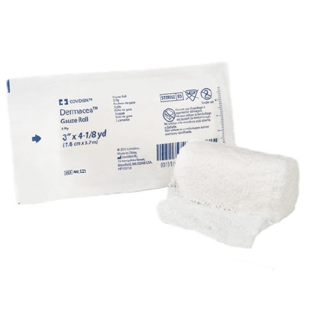 Bandage, Gauze Rl Dermacea 2ply 3"x4yds(12/pk 8pk/ Kendal Pk - 12
