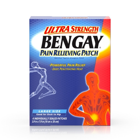 Bengay Ultra Strength, Patch Lg (4/bx 36bx/cs) J&jotc Bx - 1