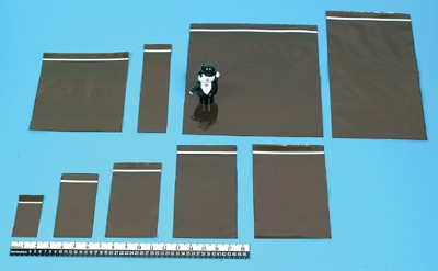 Bag, Zipper Amber 4x6 (100/pk) Pk - 100