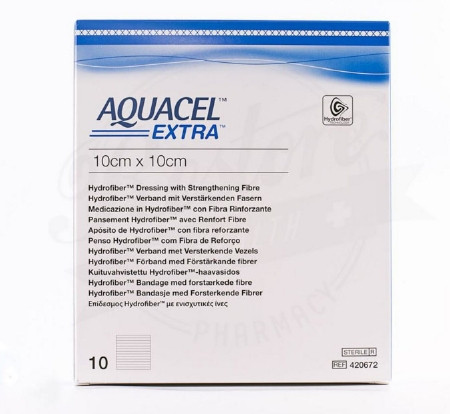 Dressing, Wnd Aquacel X Hydfbrw/o Border 4x5" (10/ Bx - 10