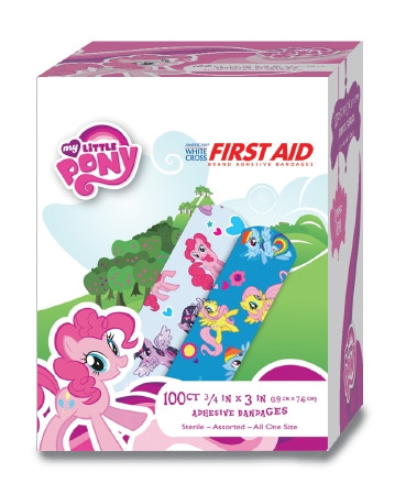 Bandage, Adhsv My Little Pony 3/4x3" (100/bx 12bx/cs) Bx - 100
