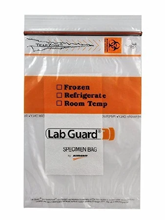 Bag, Biohaz 6x9" W/absorb Pad (1000/cs) Ea - 1