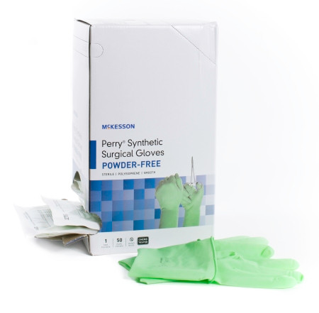 Glove, Surg Str Polyisoprene Lf Pf Sz7 (50pr/bx 4bx/cs) Bx - 50