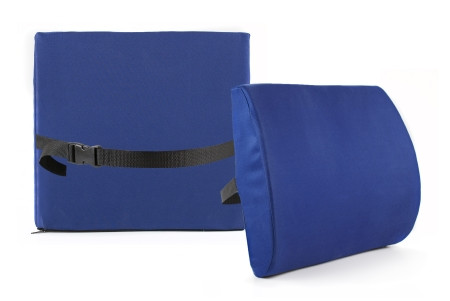 Cushion, Back W/lumbar Supp 13"x14" (6/cs) Ea - 1