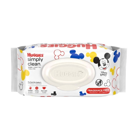 Wipe, Baby Huggies Simple Clean (64/pk 8pk/cs) Pk - 64