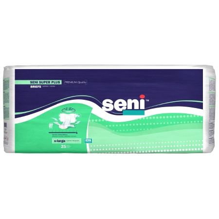 Brief, Incont Seni Super Plus Xlg 55"-67" (25/pk 3pk/cs) Pk - 25
