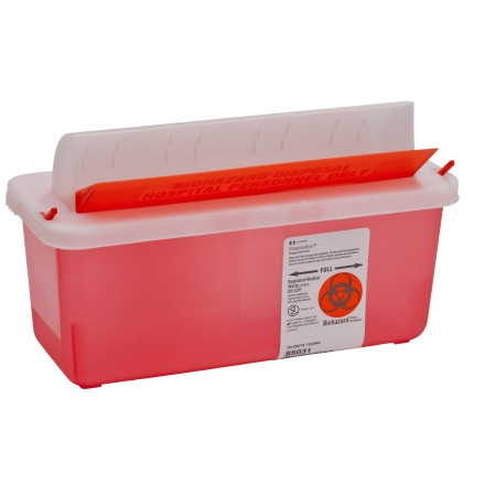 Container, Sharps Mailbox Stylred 5qt (20/cs) Kendal Ea - 1