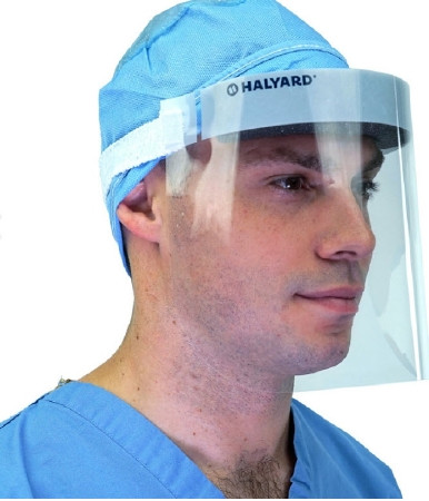 Shield, Face Full Length Clr Visor 8.75" (40/cs) Cs - 40