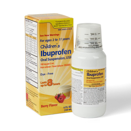 Liquid Ibuprofen Berry Flavor, 100mg / 5ml, Bottle 4 oz
