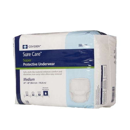 Underwear, Surecare Med  34"-46" (18/bg 4bg/cs)       Kenico Bg - 18