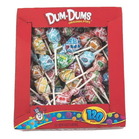 Dum Dum, Pops (120/bx 18bx/cs) Bx - 120
