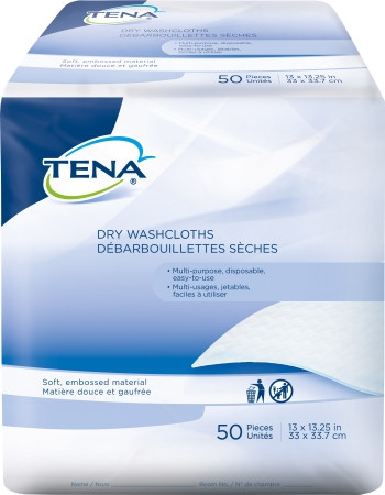 Wipe, Dry Tena 13x13-1/4 (50/bg 16bg/cs) Scaper Bg - 1