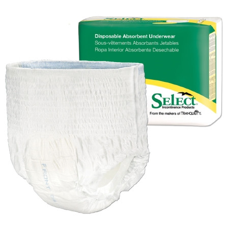Brief, Select Absorbent Xlg (14/bg 4bg/cs) Bg - 14
