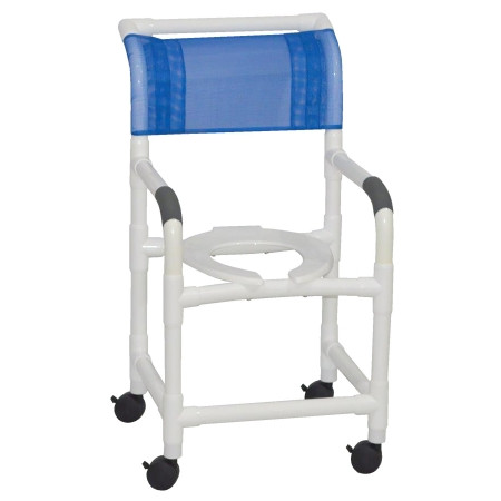 Chair, Shower Ec W/arms Pvc Meh Backrest 21" Ea - 1