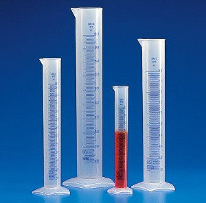 Cylinder, Graduated Poly 100ml Ea - 1