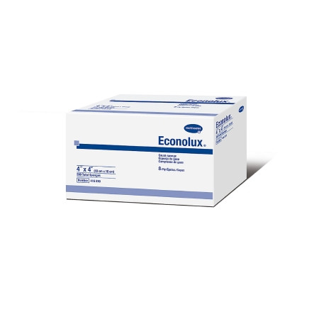 Gauze, Spring Econolux Ctn 4"x4 8ply (200/pk 20pk/cs) Pk - 200
