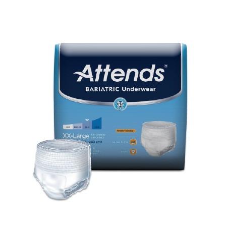 Underwear, Bariatric Xxlg (12/bg 4bg/cs) Bg - 12