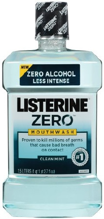 Mouthwash, Listerine Zero Clean Mint 1.5l (6/cs) Cs - 6