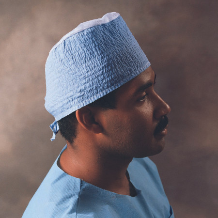 Cap, Surgeon Blu Lg (100/bx)  Kimclk Bx - 100