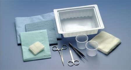 Suture Tray, Ndl Hldr Adson Fcps (20/cs) Ea - 1