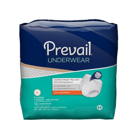 Brief, Pull-on Prevail Xlg (14/pk 4pk/cs) Pk - 14