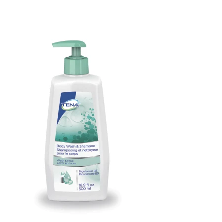 Bodywash/shampoo Tena Scntd Pmp Bt 16.9 Fl Oz (10/ Cs - 10