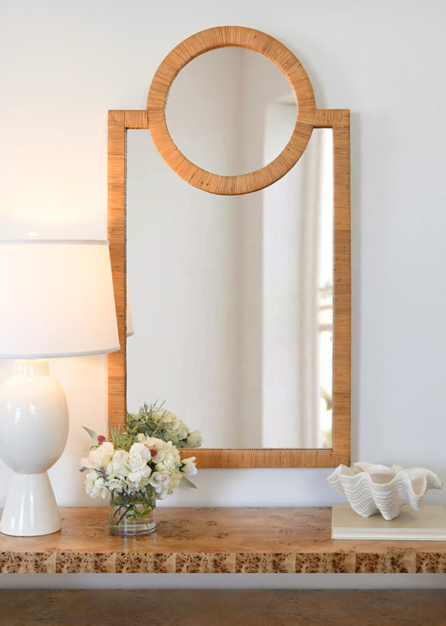 Contemporary Gold Round Mirrors from $142